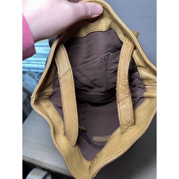 Backpack Leather Bag Genuine Travel Backpack Women Brown 13" Bag - Picture 5 of 6